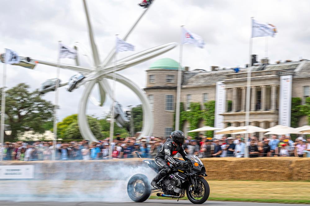The 400hp supercharged Triumph Street Triple 1200RR wows at Goodwood