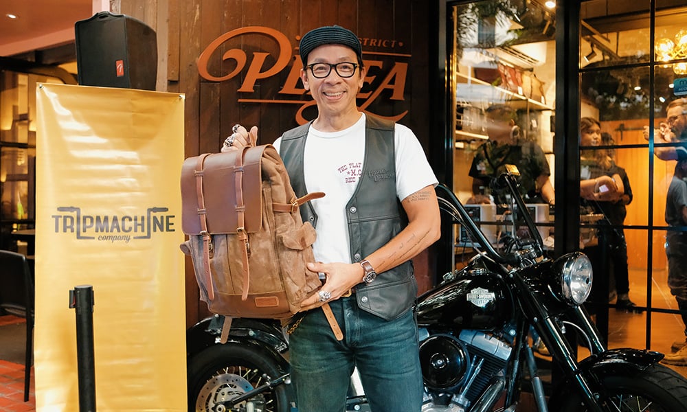 trip machine leather products now available to complete your retro bike