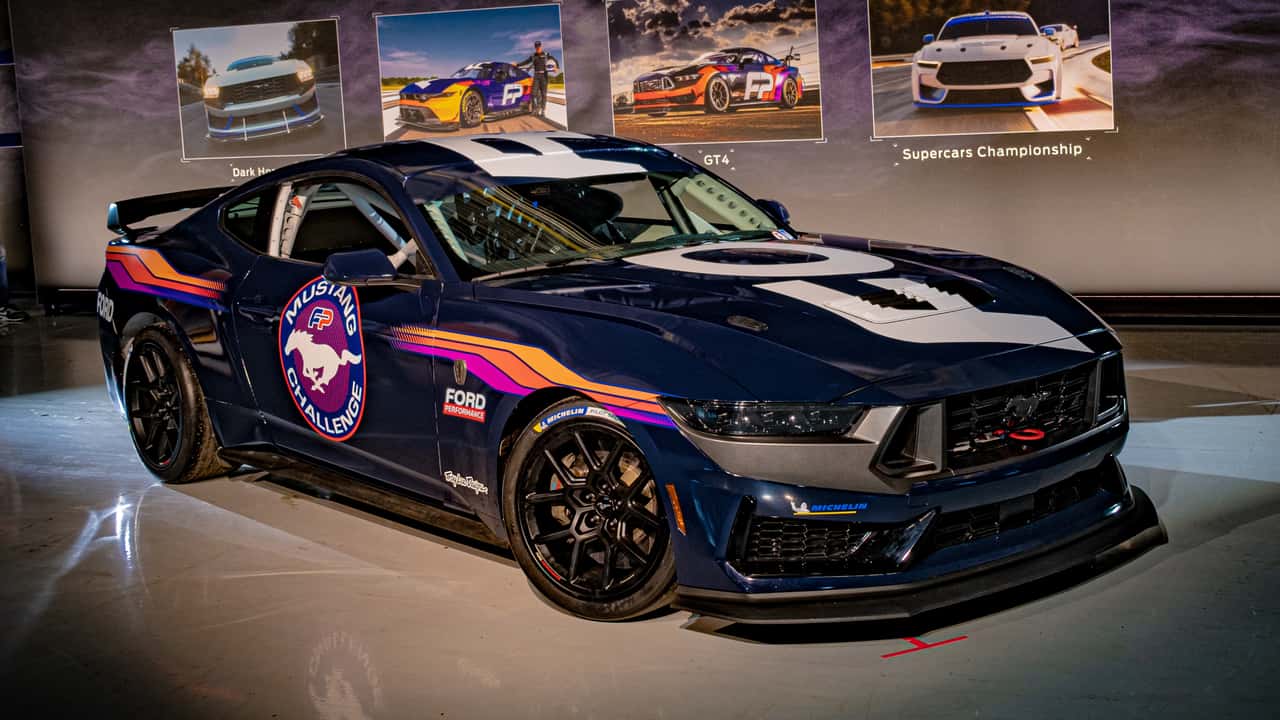 ford mustang dark horse r debuts: track-only pony with its own racing series