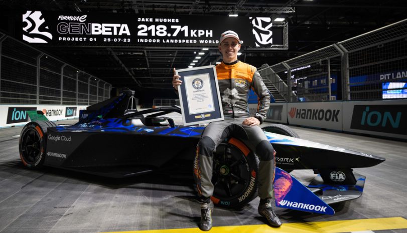 Formula E Car Hits New Indoor Landspeed World Record