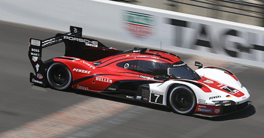 Porsche Paces First Day Of IMSA Open Test At IMS