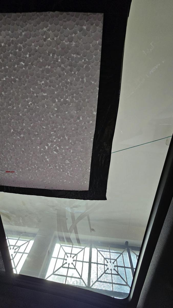 DIY:  Installed insulation sheets for my Skoda Kodiaq panoramic sunroof, Indian, Member Content, Skoda Kodiaq, panoramic sunroof