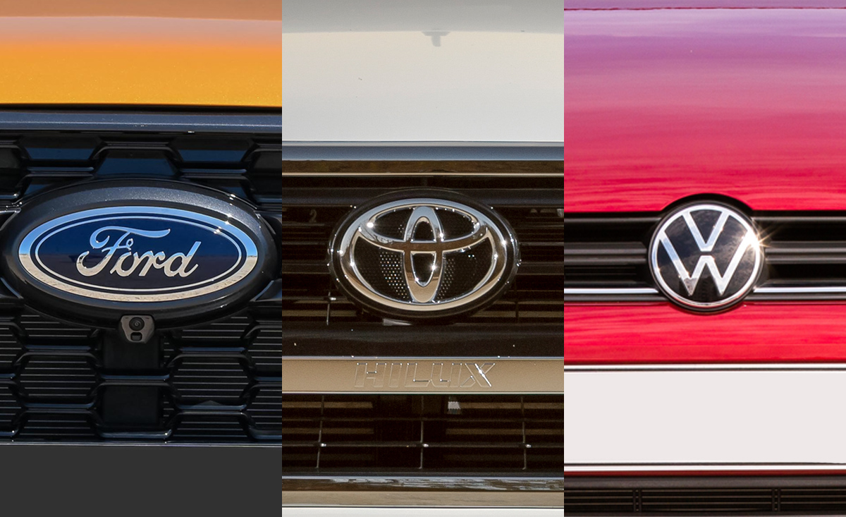 ford, ford ranger, toyota, toyota hilux, volkswagen, vw polo, best-selling ford, toyota, and vw on south africa’s used-car market