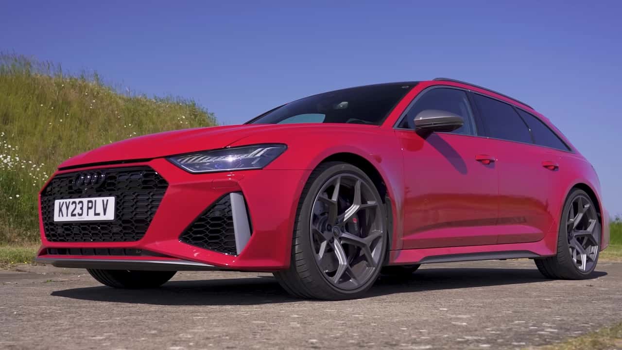 Audi RS6 Avant Performance accelerates from 0-60 mph in 3.2 seconds (Source: CarWow / YouTube)