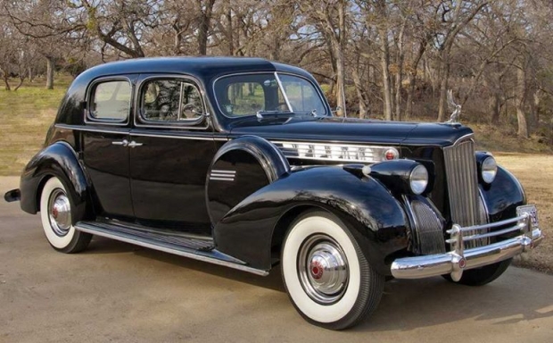 1940 Packard 180 Super Eight Custom Club Sedan, 1940s Cars, old car, Packard, sedan