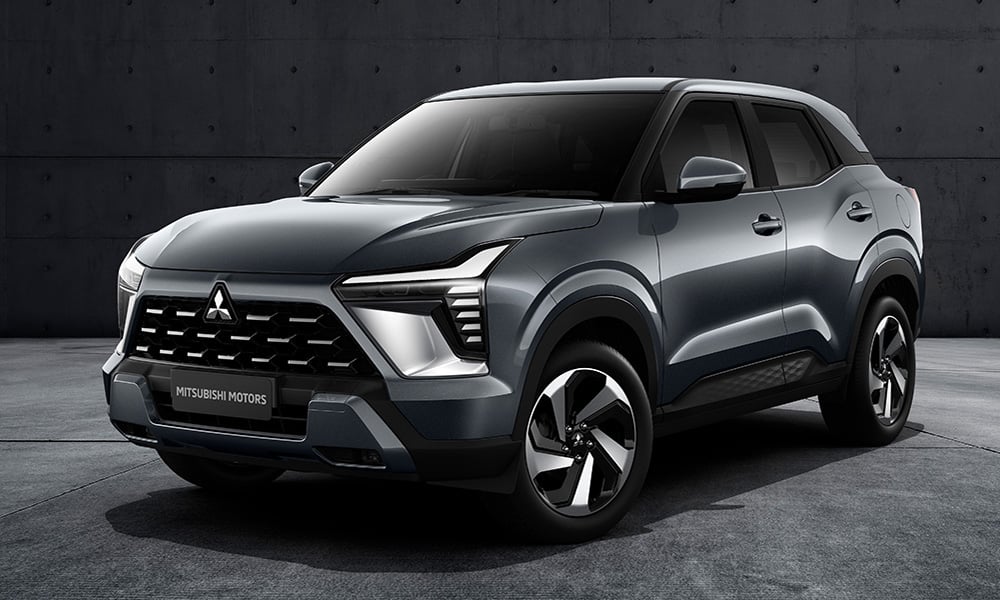 mitsubishi reveals the design of its new crossover, but what is it called?