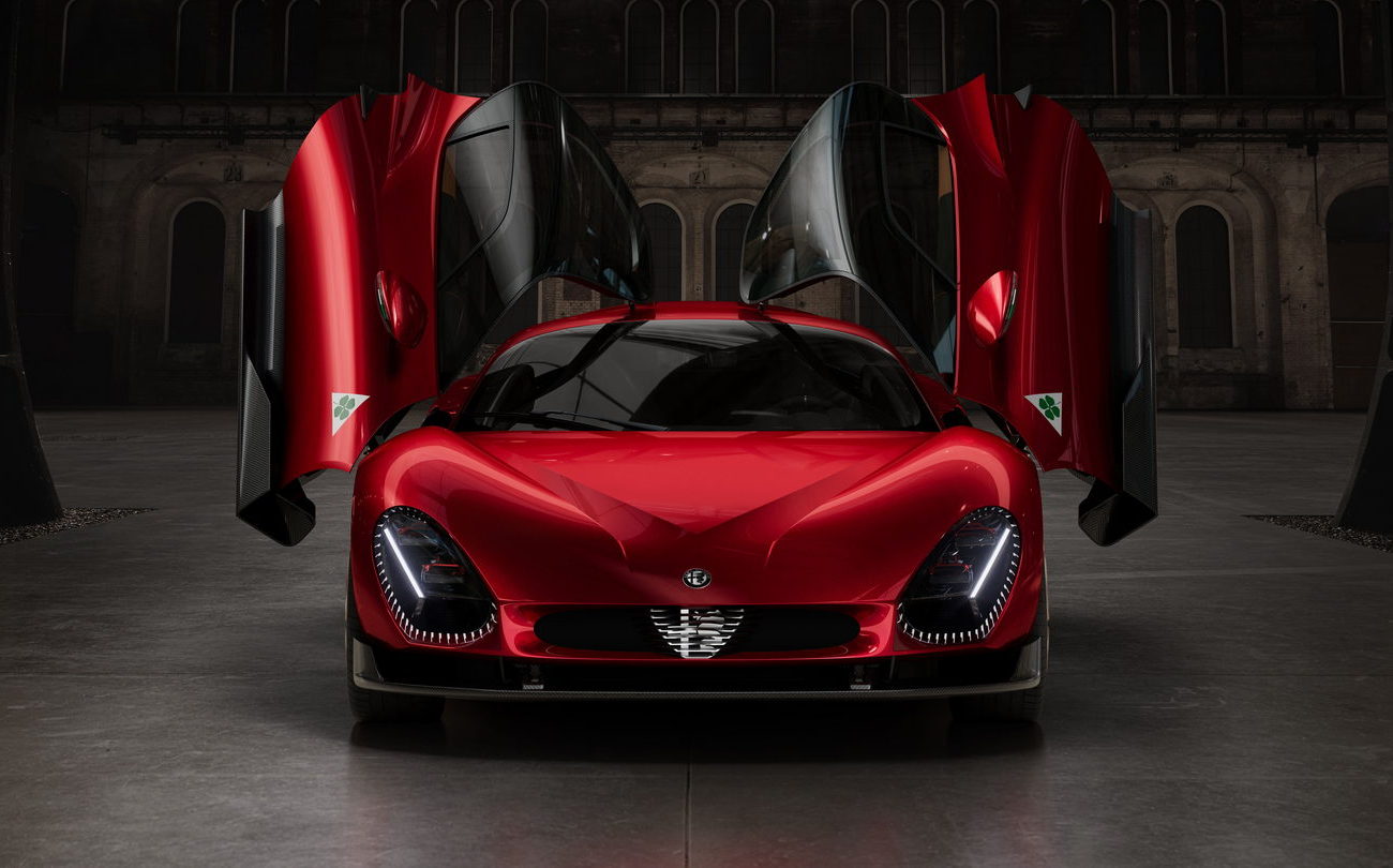 33 stradale, alfa romeo, electric sports car, supercars, alfa romeo 33 stradale reborn as electric or v6-engined supercar for just 33 lucky collectors