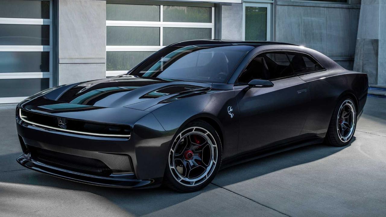 Dodge looks set to replace the Charger with an electric coupe., Ford’s Mustang Mach-E delivers electric performance., 2024 Ford Mustang Dark Horse., Technology, Motoring, Motoring News, Ford Mustang to keep V8 power
