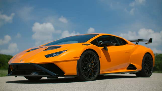 Image for article titled Hear The Wail Of The Lamborghini Huracan STO — And The Story Behind It