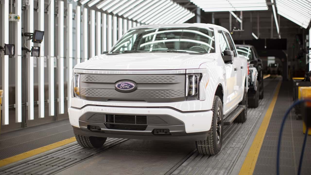 ford f-150 lightning production resumes: annual run rate at 150,000
