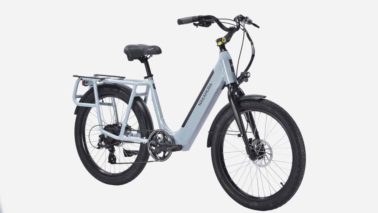 new nakamura e-citycross e-bike is a no-frills urban commuter