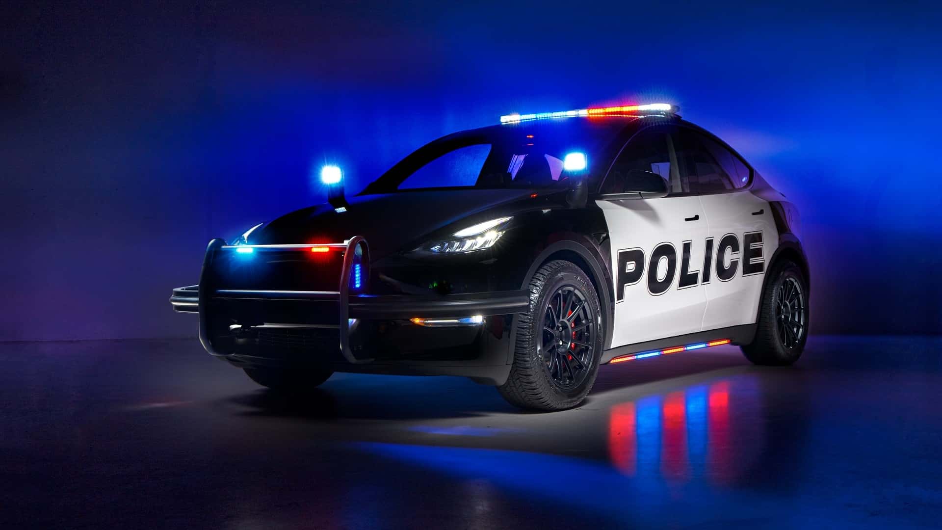 unplugged performance now building tesla model y police vehicles