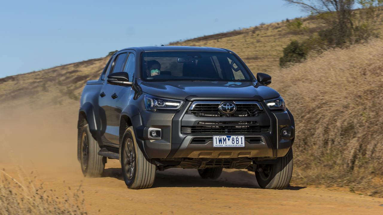 The Toyota HiLux is the best selling vehicle in Australia through the first seven months. Picture: Mark Bean, Wait times for some of the most popular cars are coming down., Technology, Motoring, Motoring News, There is finally some good news for new car buyers