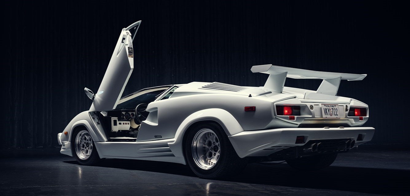 lamborghini, lamborghini countach, wolf of wall street, the wolf of wall street lamborghini countach can be yours before the end of 2023