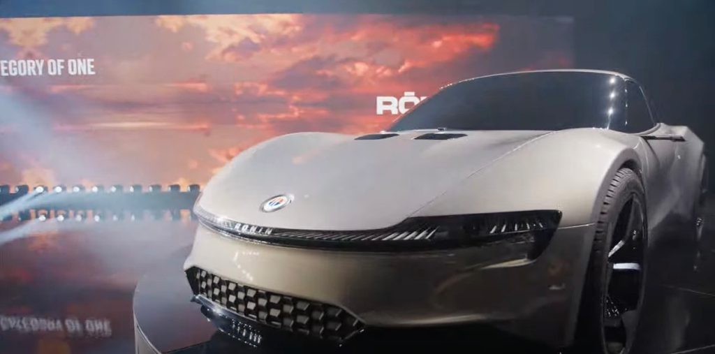 fisker unveils ronin: an electric convertible to compete with tesla roadster