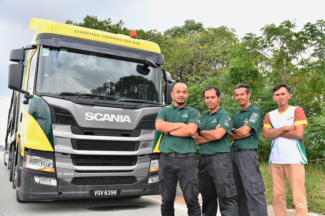 malaysia, scania, scania southeast asia, starrtrek carriers, trucks, starrtrek carriers takes top 3 spots in scania’s ‘a good driver’ competition