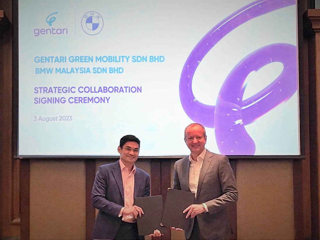 bmw group malaysia, charging network, gentari, malaysia, mini, bmw and gentari sign mou on collaboration for renewable energy and green mobility solutions