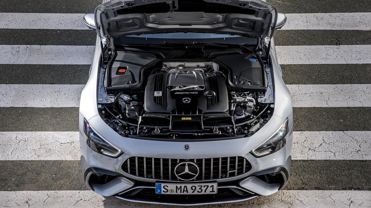 Mercedes-AMG is restricting V8 power to expensive models., The 2023 Mercedes-Benz C63 E Performance has hybrid power., Technology, Motoring, Motoring News, Mercedes considering V8 comeback for C63