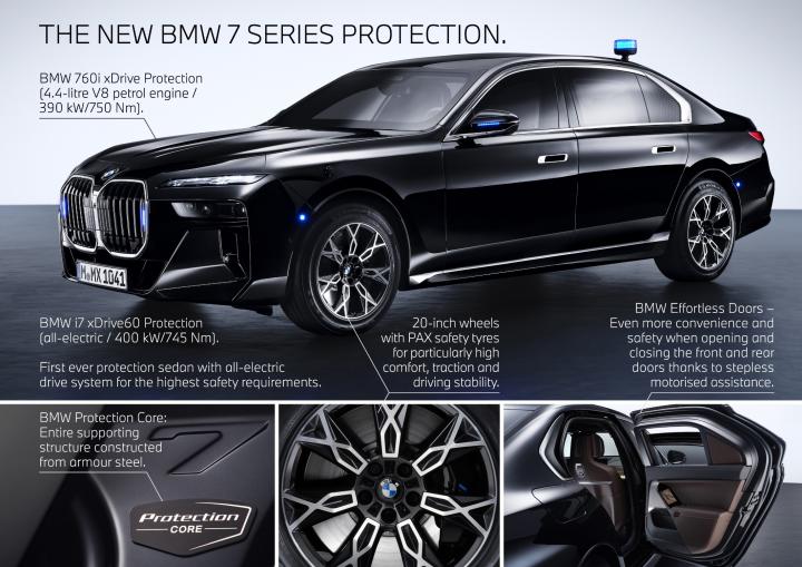 BMW i7 Protection unveiled; Brand's first armoured electric sedan, Indian, Other, i7 Protection, International, bulletproof