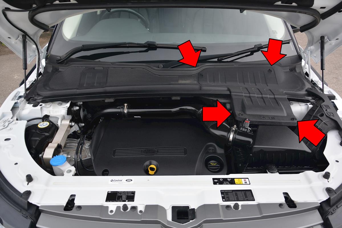 how to replace the car battery on a land rover range rover evoque