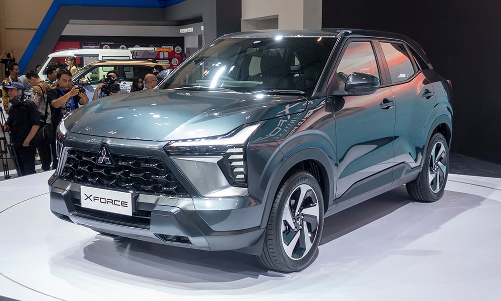 giias 2023: mitsubishi christens its subcompact crossover as xforce