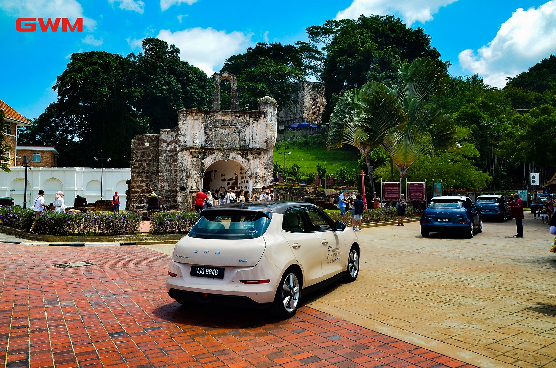great wall motor, malaysia, singapore, thailand, gwm ev convoy tour covered 3 countries using ora good cat