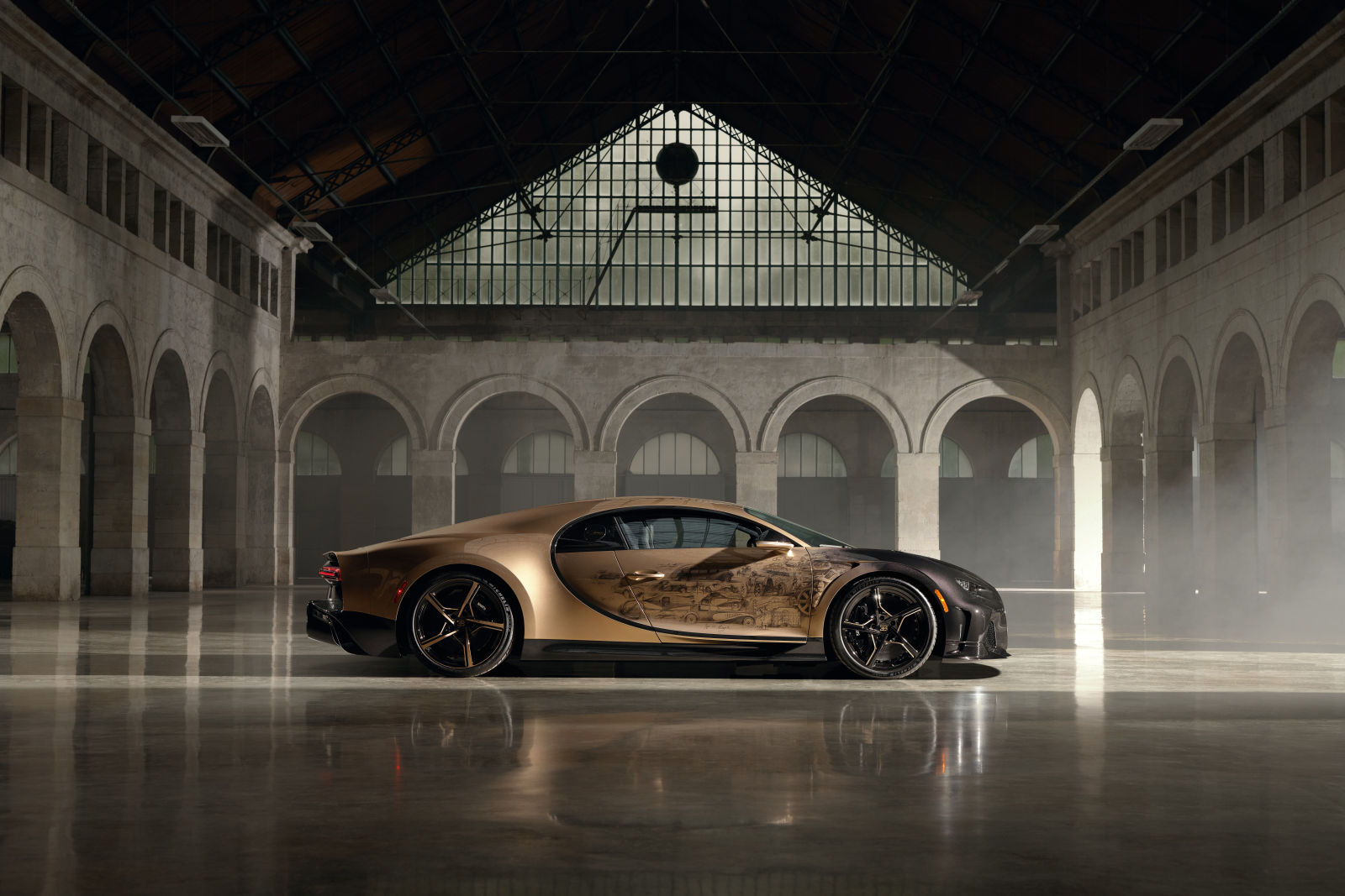 bugatti chiron golden era: a one-off work of art