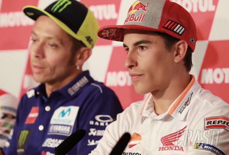 marc marquez reopens wounds: “tactical to be valentino rossi’s friend, but i’m not like that”