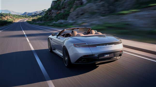 the aston martin db12 goes top down with new volante convertible