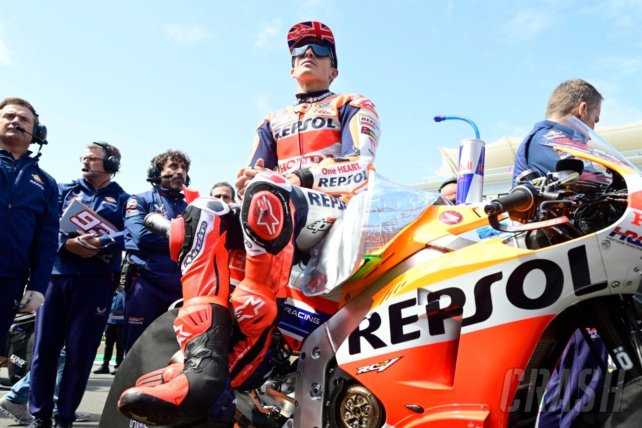marc marquez questioned on quitting honda: “i saw the rumours…”