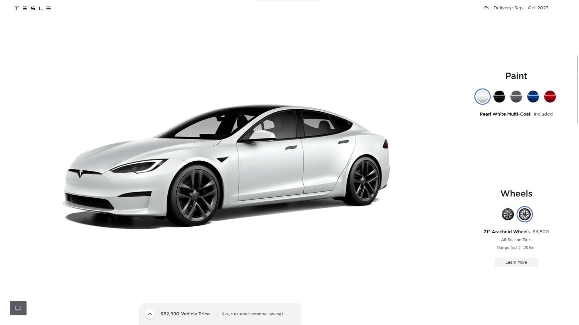 tesla introduces cheaper standard range variant for model s and model x