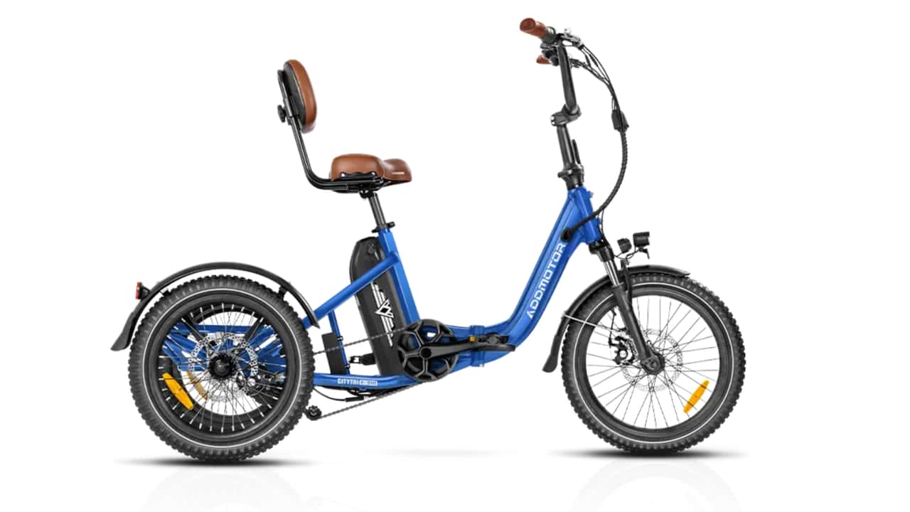 addmotor launches the citytri e-310 urban electric trike