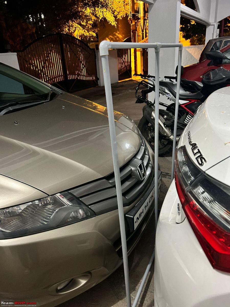 How I developed a DIY solution to help park my cars in a tight space, Indian, Member Content, car parking