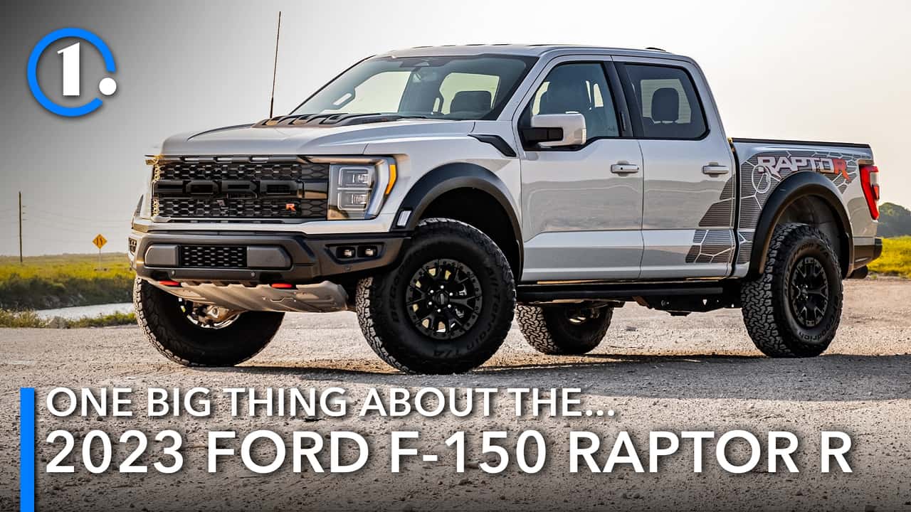 one big thing about the 2023 ford f-150 raptor r: sweet supercharged v8