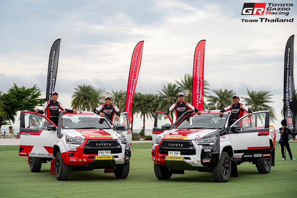 auto news, mitsubishi motors malaysia, toyota malaysia, mitsubishi triton, toyota hilux, asian cross country rally, toyota wants to challenge mitsubishi in asean's toughest truck rally - enters gazoo racing hilux team