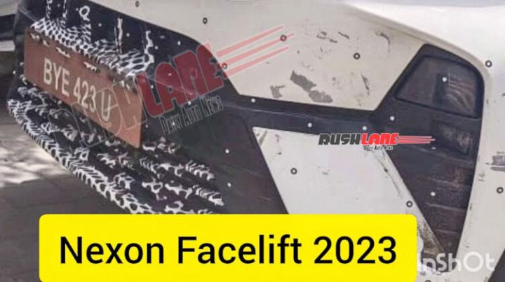 Tata Nexon facelift spied; Curvv-inspired fascia revealed, Indian, Tata, Scoops & Rumours, Nexon, Tata Nexon, spy shots