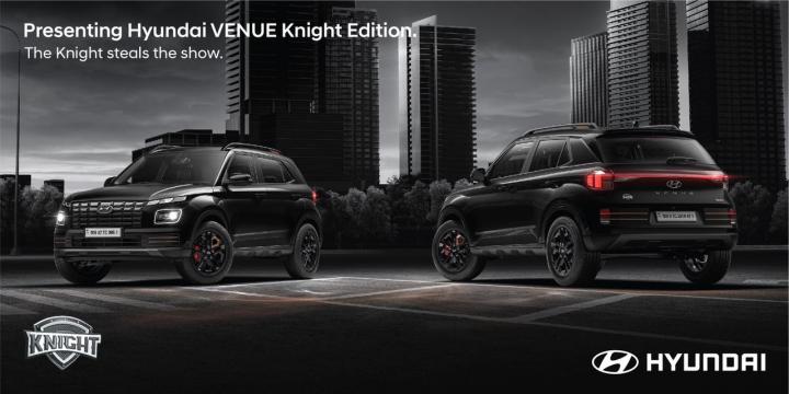 Hyundai Venue Knight Edition launched at Rs 10 lakh, Indian, Hyundai, Launches & Updates, Hyundai Venue, Venue, Knight Edition