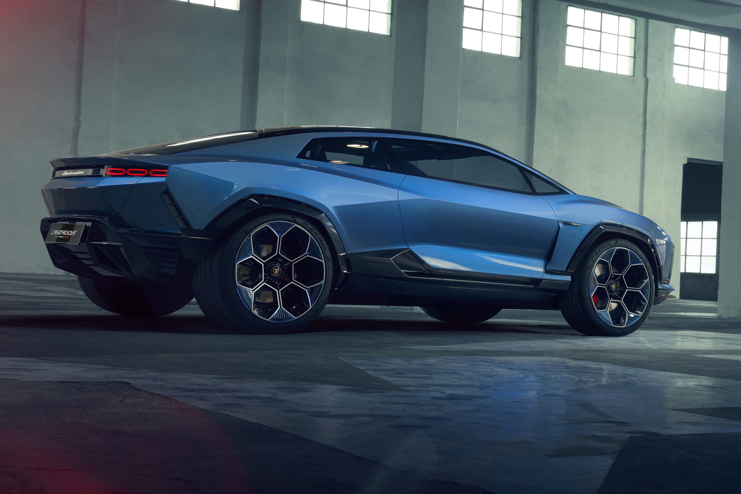 lamborghini reveals its first electric car, a four-door ultra-gt with over 1,300bhp