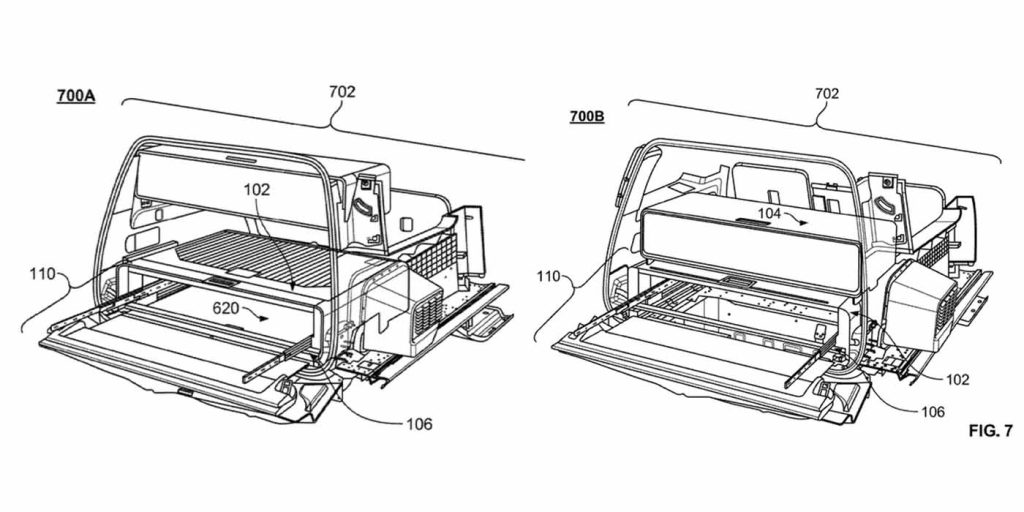 rivian’s latest patent filing hints at possible new camp kitchen design