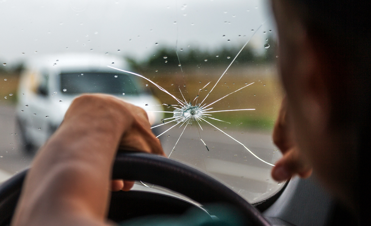 national road traffic act, windscreen chips that make your car illegal to drive