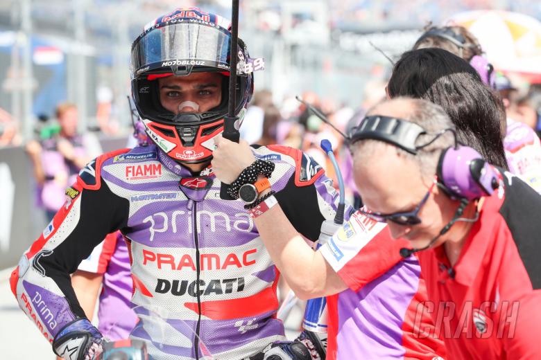 motogp austria: jorge martin penalised for ‘irresponsible riding’, keeps podium