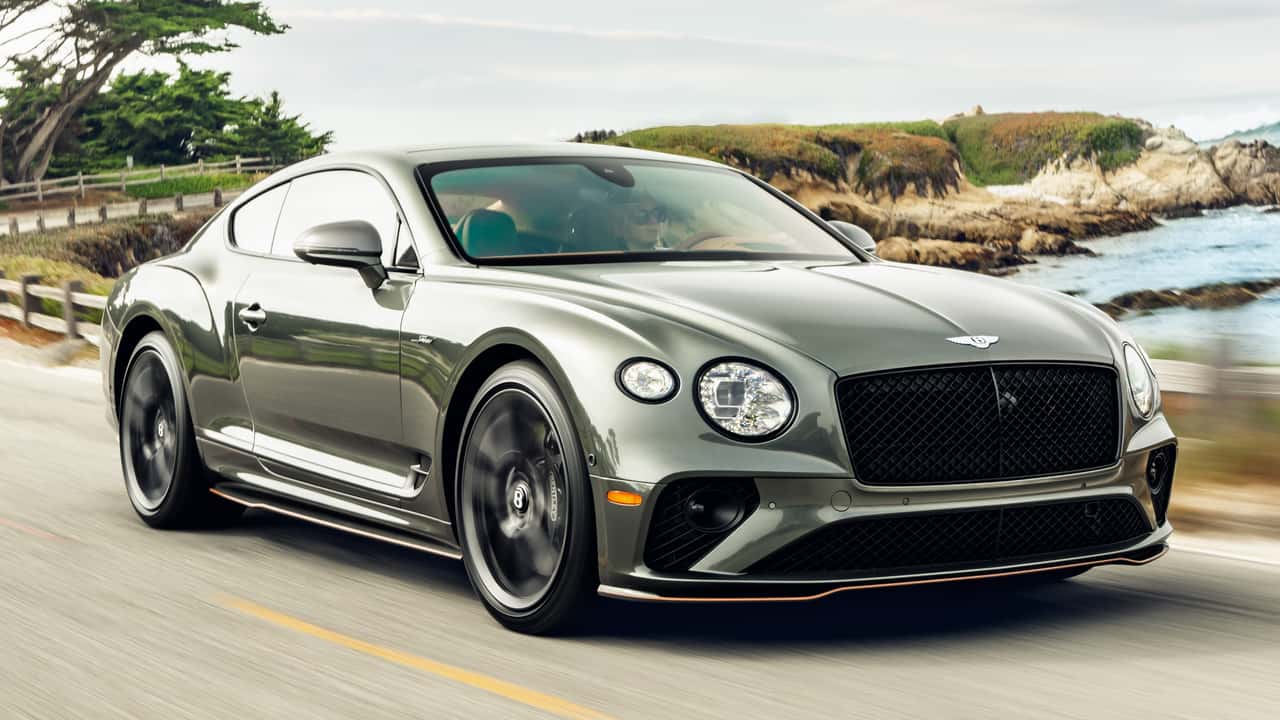 bentley continental gt speed revealed with classic styling cues, and it's the only one