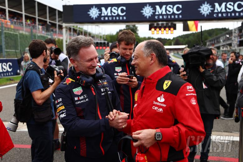 ‘all teams give two drivers the same support - the exception is red bull’ - frederic vasseur