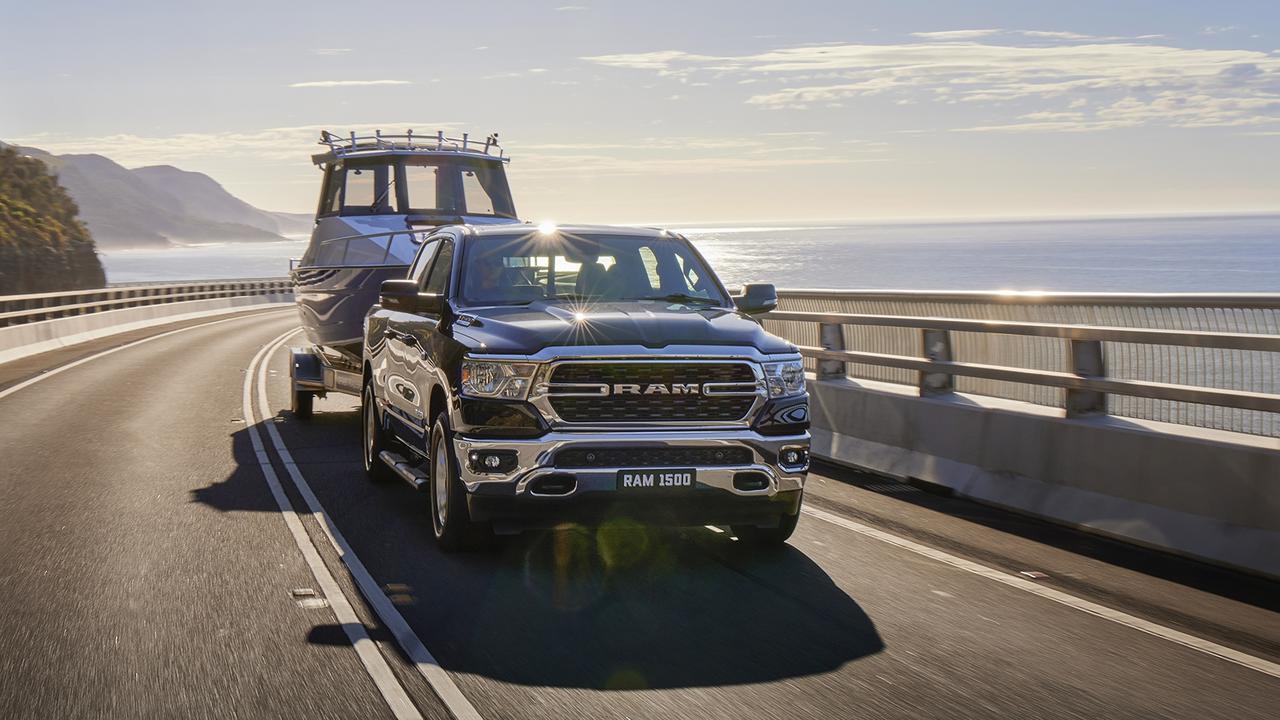 The Ram 1500 Big Horn is priced from about $120,000 before on-road costs., Technology, Motoring, Motoring News, 2023 Ram 1500 Big Horn has arrived in Australia