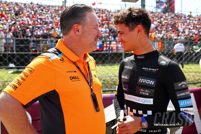 zak brown warns lando norris over possible red bull switch: ‘they’ve never done that before’