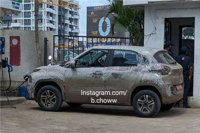 Tata Punch EV spied with a front charging port, Indian, Tata, Scoops & Rumours, Punch EV, spy shots