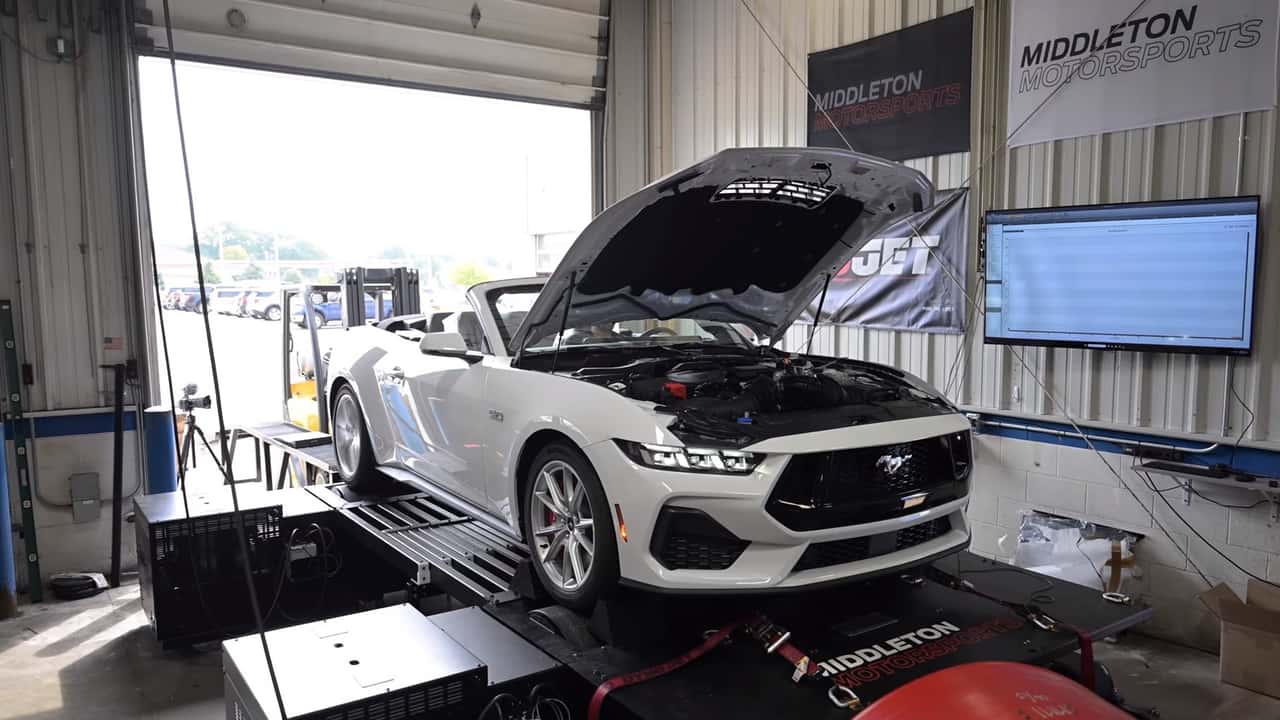 2024 Ford Mustang GT Convertible dyno test