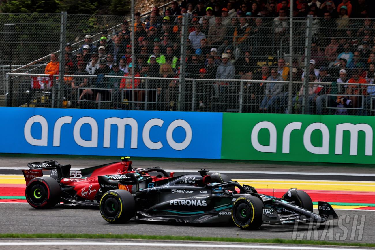 “it’s far from reality” - george russell defensive over mercedes being a “failure” in f1 2023