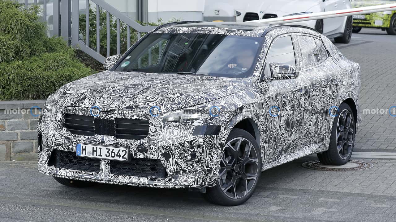 2024 bmw x2 m35i spied with less camo to reveal more design cues
