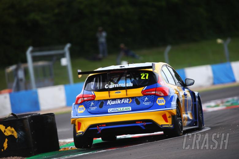 btcc: cammish withdraws from donington park after fp1 shunt
